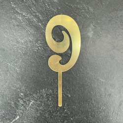 Изображение Топпер цифра 9, 9 см (Ц-2)